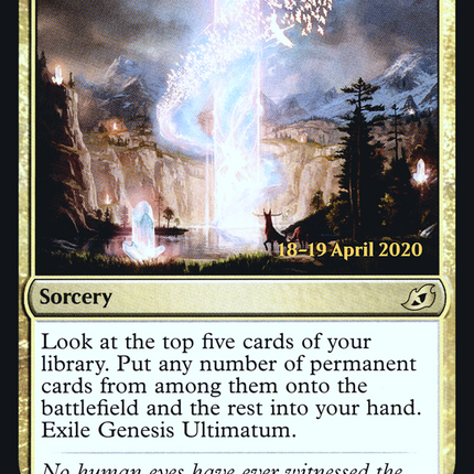 Genesis Ultimatum [Ikoria: Lair of Behemoths Promos] Prerelease Foil
