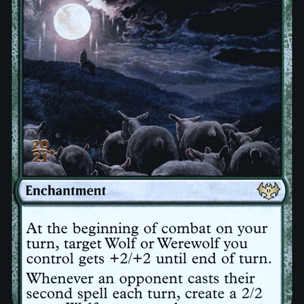 Howling Moon [Innistrad: Crimson Vow Promos] Prerelease Foil