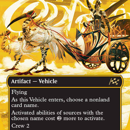 Skyseer's Chariot (Borderless) (First-Place Foil) [Aetherdrift] Foil