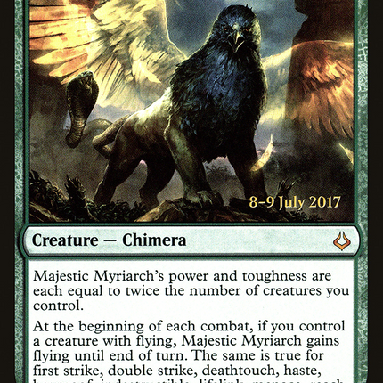 Majestic Myriarch [Hour of Devastation Promos] Prerelease Foil