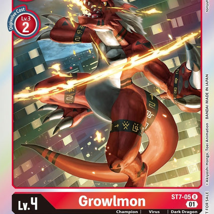 Growlmon [ST7-05] (Gen Con 2022) [Starter Deck: Gallantmon Promos]