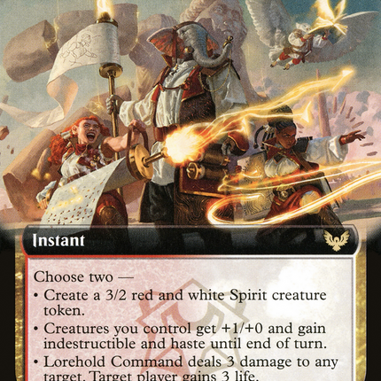 Lorehold Command (Extended Art) [Strixhaven: School of Mages]