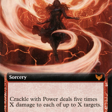 Crackle with Power (Extended Art) [Strixhaven: School of Mages]