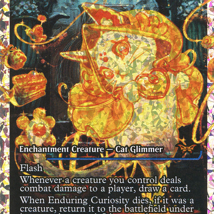 Enduring Curiosity (Showcase) [Duskmourn: House of Horror] Fractured Foil