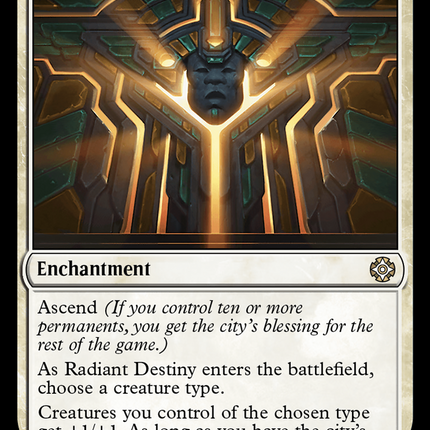 Radiant Destiny [The Lost Caverns of Ixalan Commander]