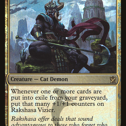 Rakshasa Vizier [Khans of Tarkir Promos] Foil