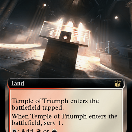 Temple of Triumph (Extended Art) [Doctor Who] Surge Foil