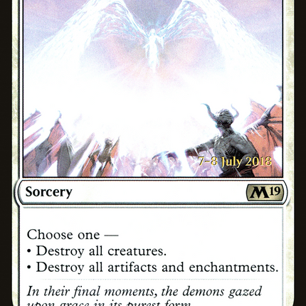 Cleansing Nova [Core Set 2019 Promos] Prerelease Foil