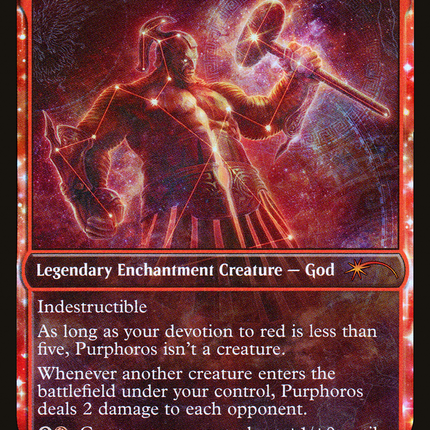Purphoros, God of the Forge (Showcase) [Secret Lair Drop] Foil