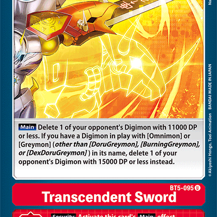 Transcendent Sword [BT5-095] [Battle of Omni]