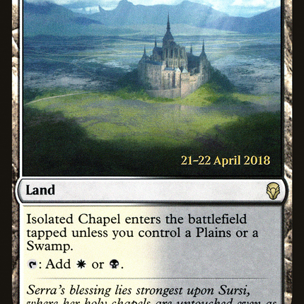 Isolated Chapel [Dominaria Promos] Prerelease Foil