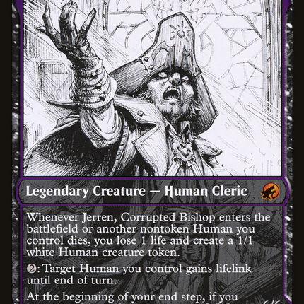 Jerren, Corrupted Bishop // Ormendahl, the Corrupter (Showcase) [Innistrad: Midnight Hunt]