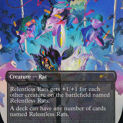Relentless Rats (Borderless) [Secret Lair Drop] Foil