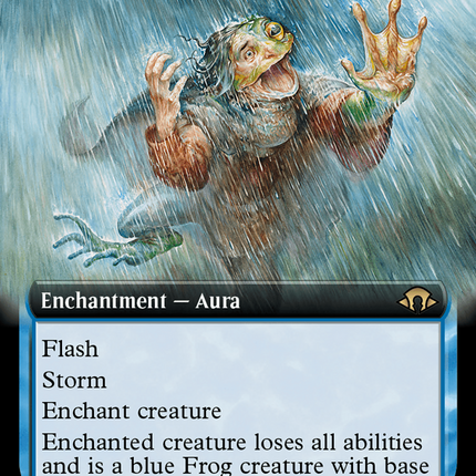 Amphibian Downpour (Extended Art) [Modern Horizons 3] Foil