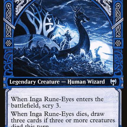 Inga Rune-Eyes (Showcase) [Kaldheim]