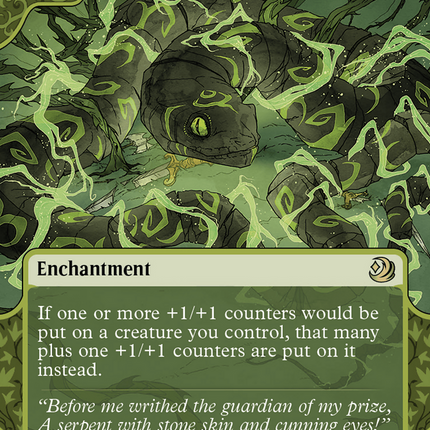 Hardened Scales (Showcase) (Borderless) [Wilds of Eldraine: Enchanting Tales]