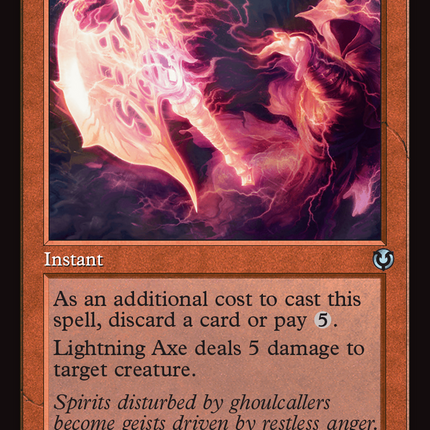 Lightning Axe (Retro Frame) [Innistrad Remastered] Foil