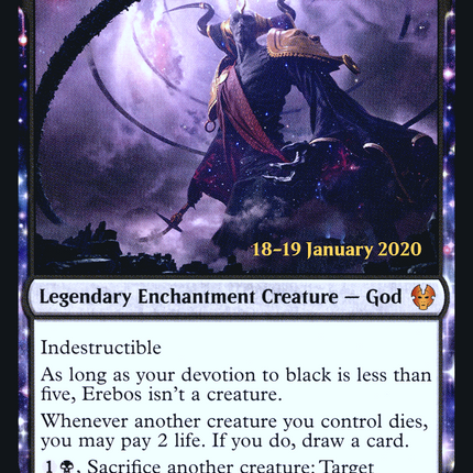 Erebos, Bleak-Hearted [Theros Beyond Death Promos] Prerelease Foil