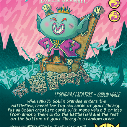 Muxus, Goblin Grandee (Borderless) [Secret Lair Drop]