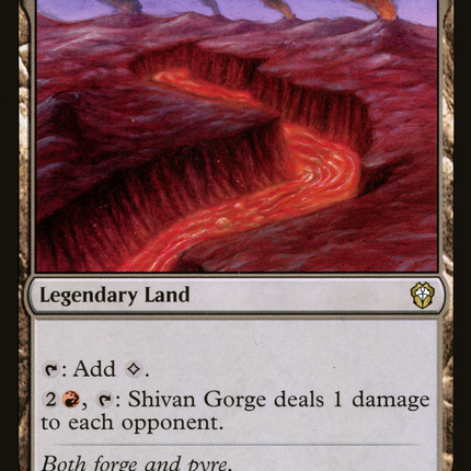 Shivan Gorge [Dominaria United Commander]
