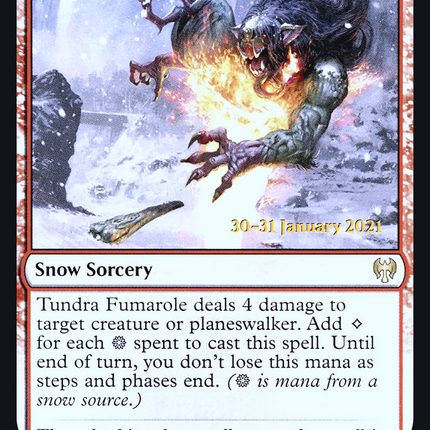 Tundra Fumarole [Kaldheim Promos] Prerelease Foil