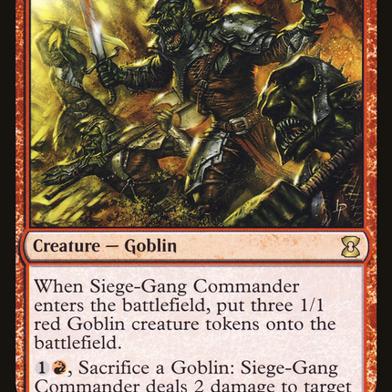 Siege-Gang Commander [Eternal Masters]