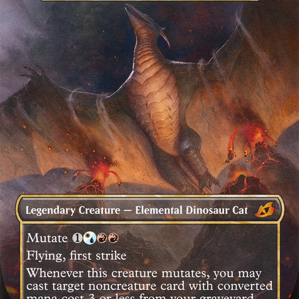 Vadrok, Apex of Thunder - Rodan, Titan of Winged Fury  (Borderless) [Ikoria: Lair of Behemoths]