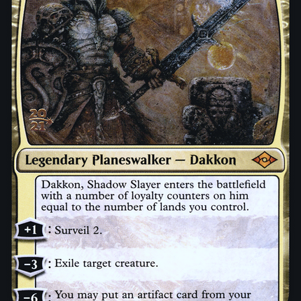 Dakkon, Shadow Slayer [Modern Horizons 2 Promos] Prerelease Foil