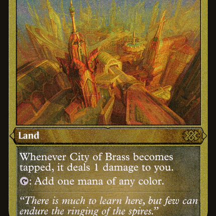 City of Brass [Double Masters 2022] Etched Foil