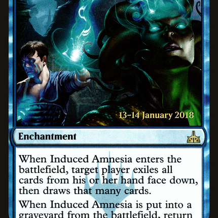 Induced Amnesia [Rivals of Ixalan Promos] Prerelease Foil