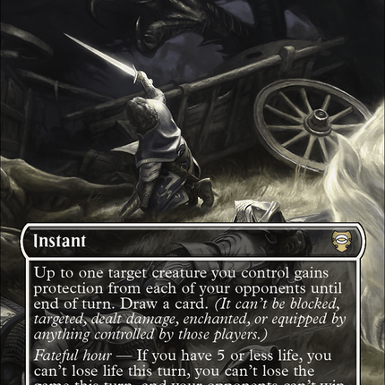 Courageous Resolve (Borderless) [Tales of Middle-earth Commander] Surge Foil
