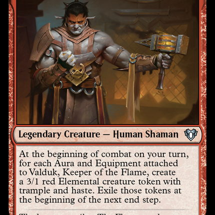 Valduk, Keeper of the Flame [Commander Masters]