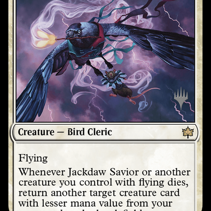 Jackdaw Savior [Bloomburrow Promos] Foil