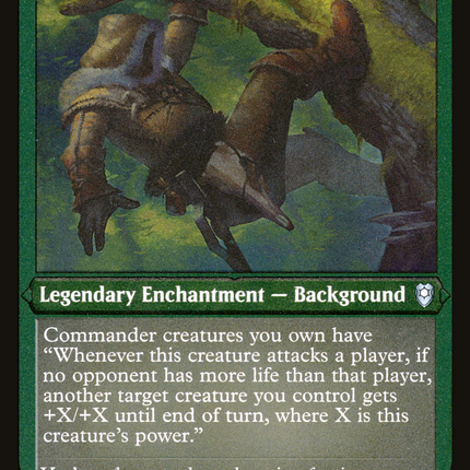 Hardy Outlander [Commander Legends: Battle for Baldur's Gate] Etched Foil