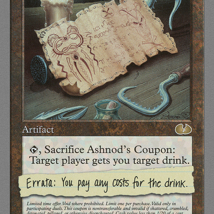 Ashnod's Coupon [Unglued]
