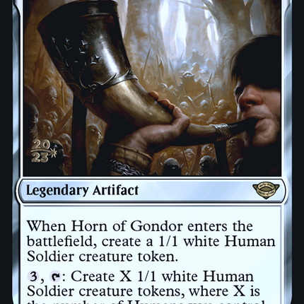 Horn of Gondor [Tales of Middle-earth Promos] Prerelease Foil