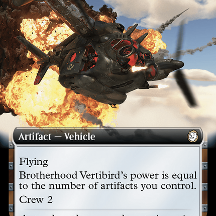 Brotherhood Vertibird (Extended Art) [Fallout] Surge Foil