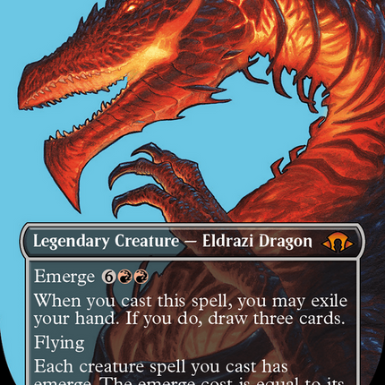 Herigast, Erupting Nullkite (Borderless) [Modern Horizons 3] Foil