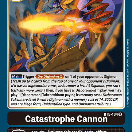 Catastrophe Cannon [BT5-104] [Battle of Omni]