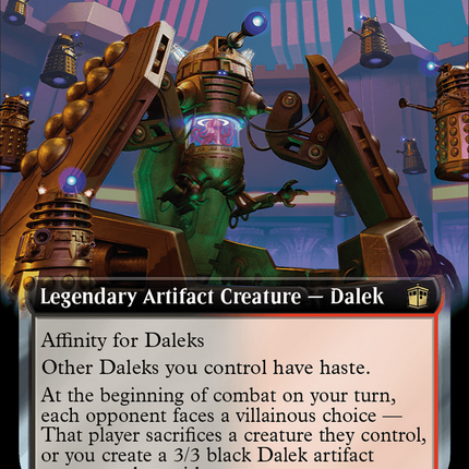 The Dalek Emperor (Extended Art) [Doctor Who] Surge Foil