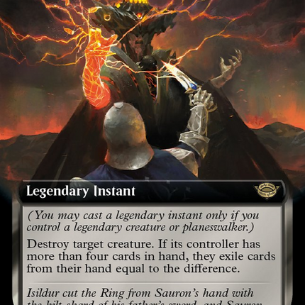 Isildur's Fateful Strike (Extended Art) [The Lord of the Rings: Tales of Middle-earth] Surge Foil