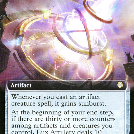 Lux Artillery (Extended Art) [Phyrexia: All Will Be One Commander]