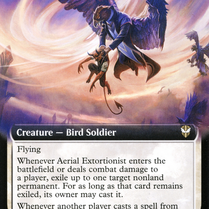 Aerial Extortionist (Extended Art) [New Capenna Commander]