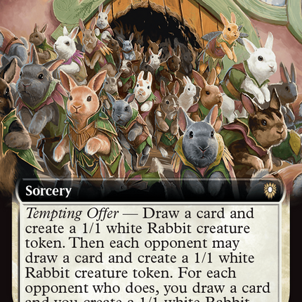 Tempt with Bunnies [Bloomburrow Commander] Foil