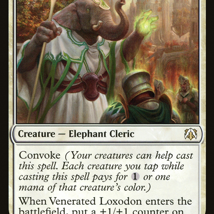 Venerated Loxodon [March of the Machine Commander]