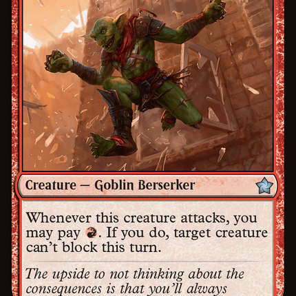 Frenzied Goblin [Foundations] Foil