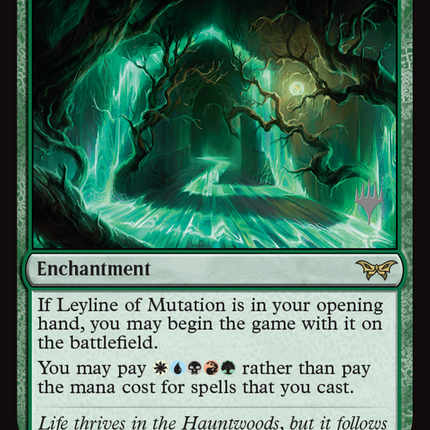 Leyline of Mutation [Duskmourn: House of Horror Promos] Foil