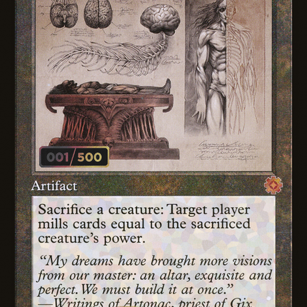 Altar of Dementia (Retro) [The Brothers' War Retro Artifacts] Serialized Foil
