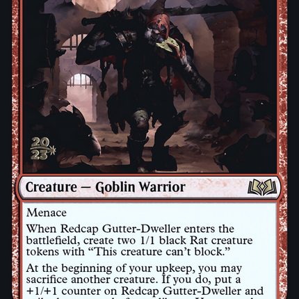 Redcap Gutter-Dweller [Wilds of Eldraine Promos] Prerelease Foil