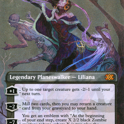Liliana, the Last Hope (Borderless) [Double Masters 2022] Textured Foil